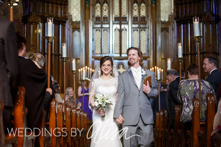 Grand Hall at the Priory Wedding Pittsburgh - 24